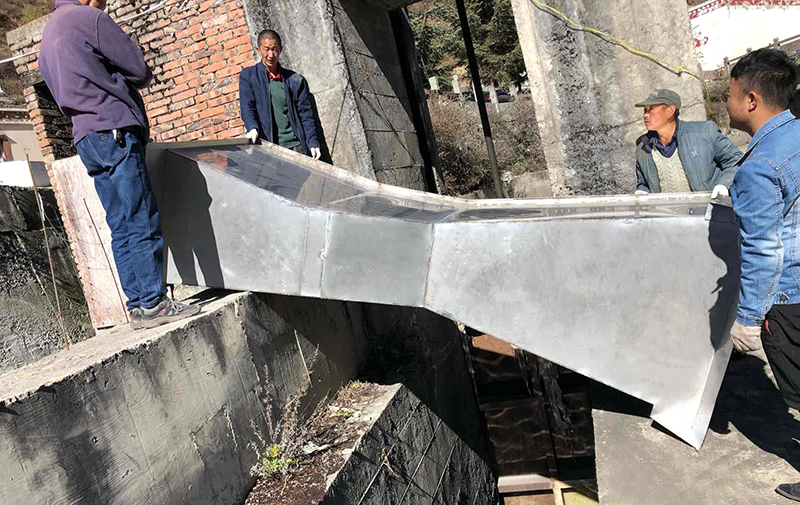 prepare for install flow meter prepare for install flow meter