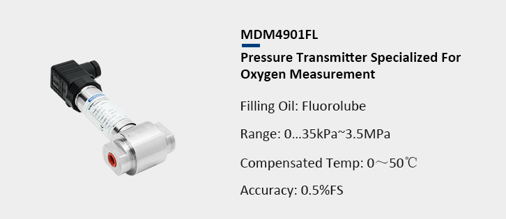 Pressure Transmitter for Oxygen Measurement MDM4901FL Pressure Transmitter for Oxygen Measurement MDM4901FL